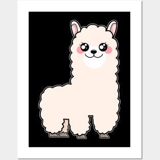 Cute Baby Alpaca Posters and Art